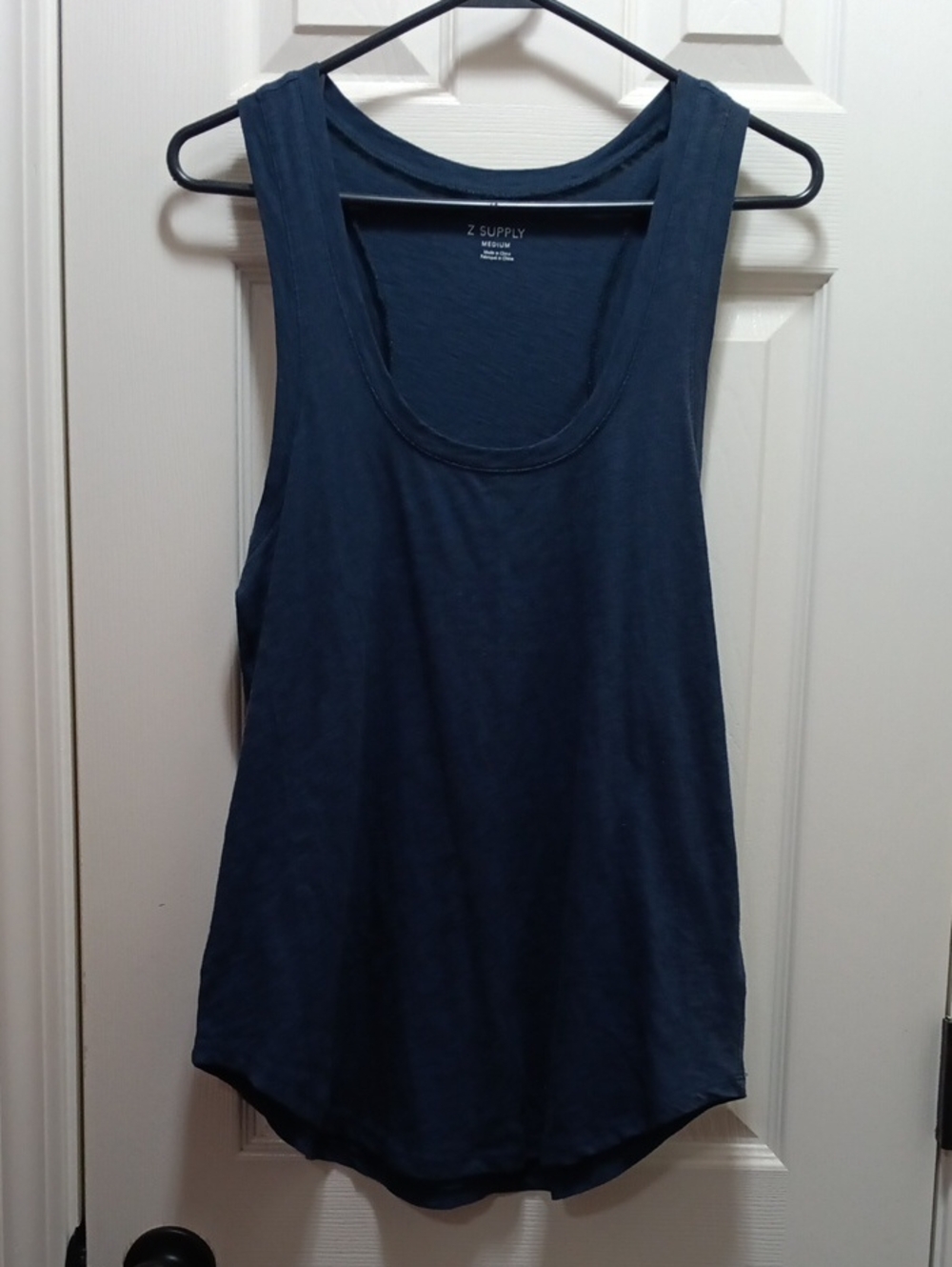 Z Supply Dark Navy Scoop Neck Tank